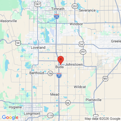 Map to  office in Johnstown, CO