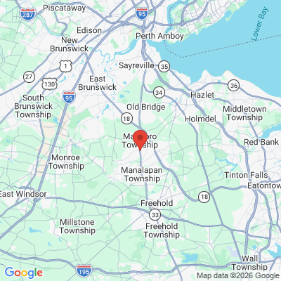 Map to  office in Englishtown, NJ