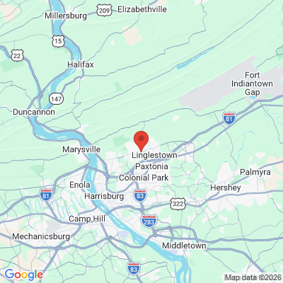 Map to  office in Harrisburg, PA