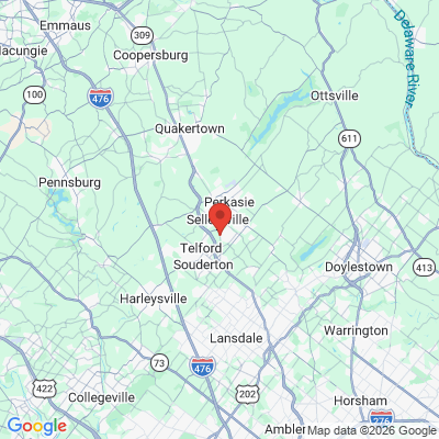 Map to  office in Telford, PA