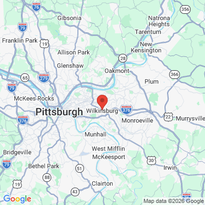 Map to  office in Wilkinsburg, PA
