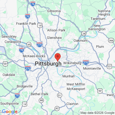 Map to  office in Pittsburgh, PA