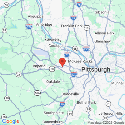 Map to  office in Mc Kees Rocks, PA