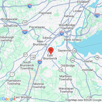 Map to  office in South River, NJ