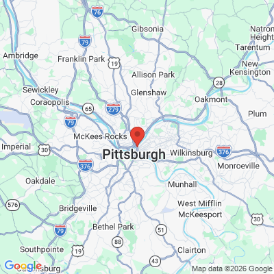 Map to  office in Pittsburgh, PA