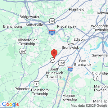 Map to AmeriDental office in North Brunswick Township, NJ