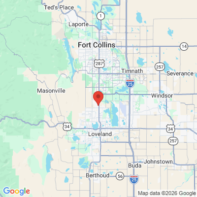 Map to  office in Loveland, CO