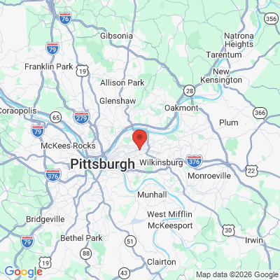Map to  office in Pittsburgh, PA