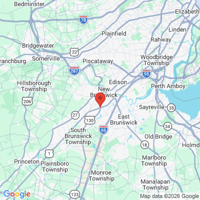 Map to  office in North Brunswick, NJ