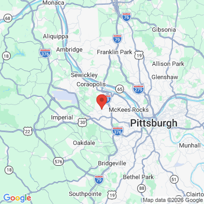 Map to  office in Mc Kees Rocks, PA