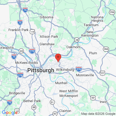 Map to  office in Pittsburgh, PA