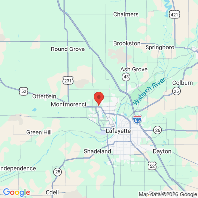 Map to  office in West Lafayette, IN
