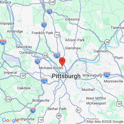 Map to  office in Pittsburgh, PA