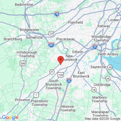 Map to  office in North Brunswick, NJ