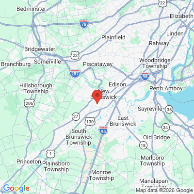 Map to  office in New Brunswick, NJ