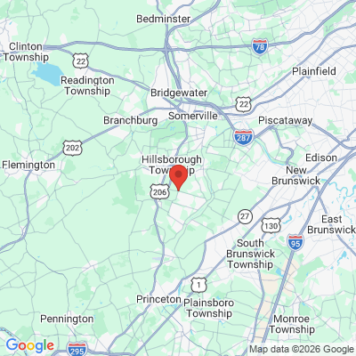 Map to  office in Hillsborough, NJ