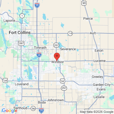 Map to  office in Windsor, CO