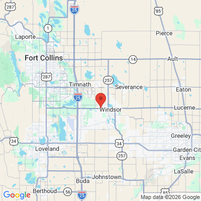 Map to  office in Windsor, CO