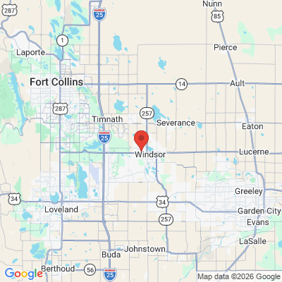 Map to  office in Windsor, CO
