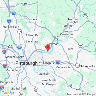 Map to McNeil Dental LLC office in Pittsburgh, PA