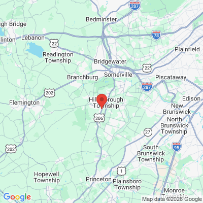 Map to  office in Hillsborough, NJ