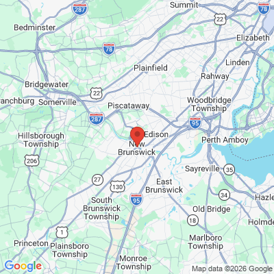Map to  office in New Brunswick, NJ