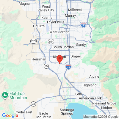Map to  office in Bluffdale, UT
