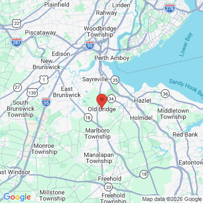 Map to  office in Old Bridge, NJ