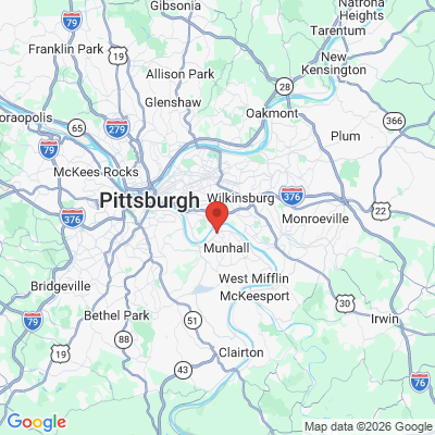 Map to  office in Homestead, PA