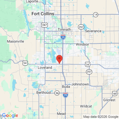 Map to  office in Loveland, CO
