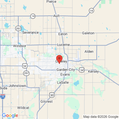 Map to  office in Greeley, CO