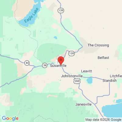 Map to  office in Susanville, CA