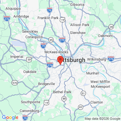 Map to  office in Pittsburgh, PA