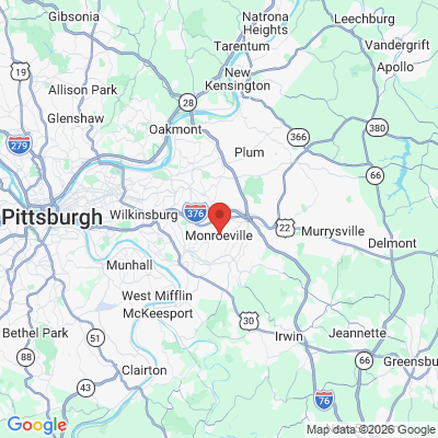 Map to  office in Monroeville, PA