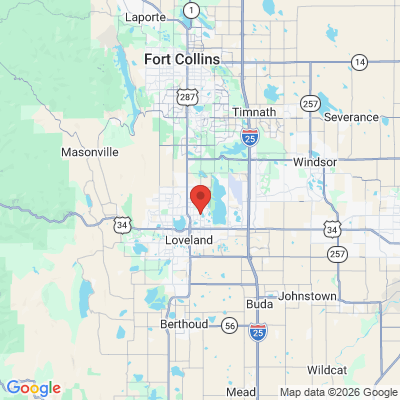 Map to  office in Loveland, CO