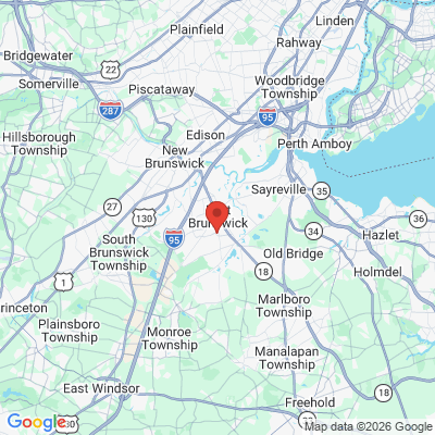 Map to  office in East Brunswick, NJ