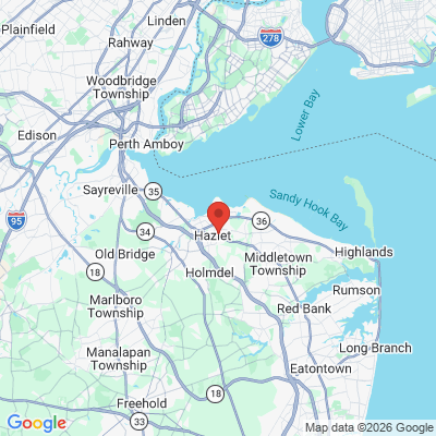 Map to  office in Hazlet, NJ