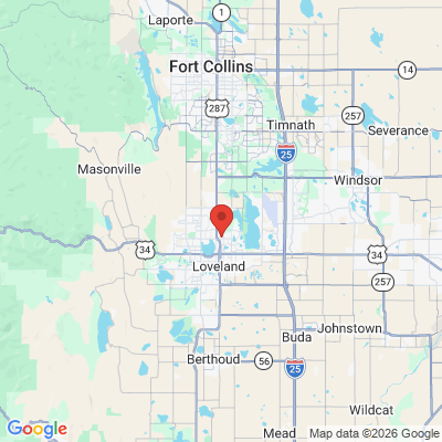Map to  office in Heartland Dental