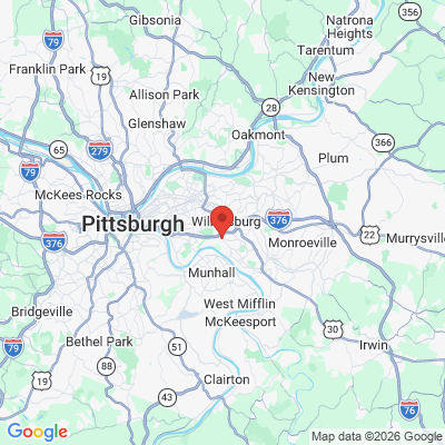 Map to  office in Pittsburgh, PA
