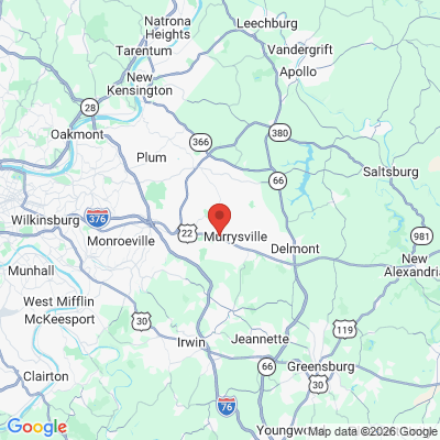 Map to  office in Murrysville, PA