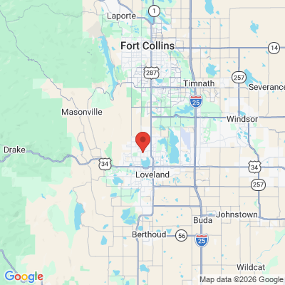 Map to  office in Loveland, CO