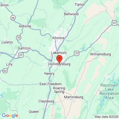 Map to  office in Hollidaysburg, PA