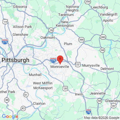 Map to  office in Monroeville, PA