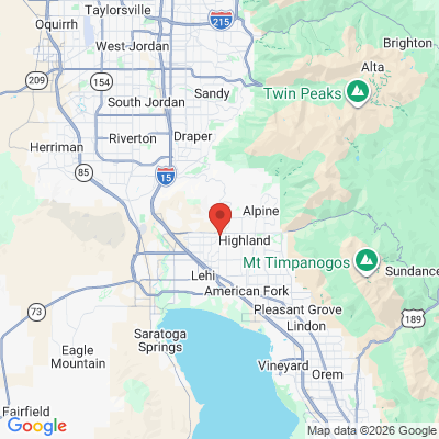 Map to  office in Lehi, UT