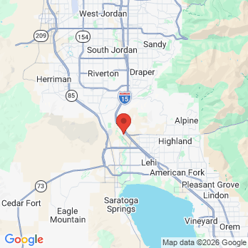 Map to Home Office office in Lehi, UT