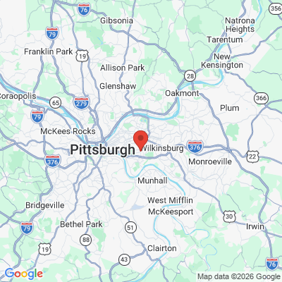 Map to  office in Pittsburgh, PA
