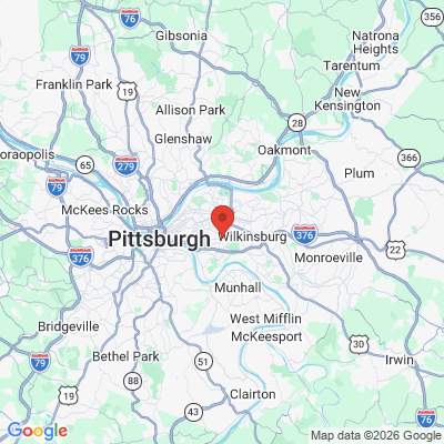 Map to  office in Pittsburgh, PA