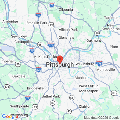 Map to  office in Pittsburgh, PA