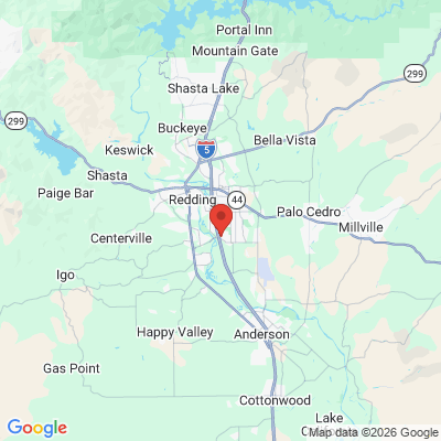 Map to  office in Redding, CA