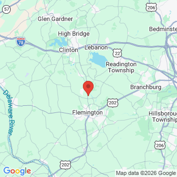 Map to Diamond Dental Associates LLC office in Flemington, NJ